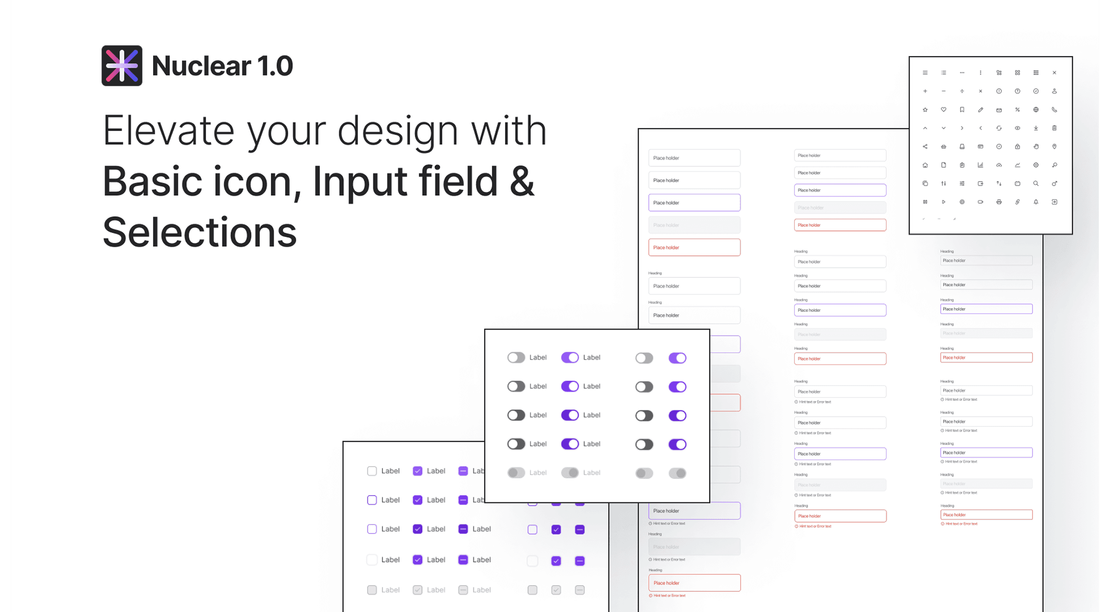 Input, Dropdown & Selections